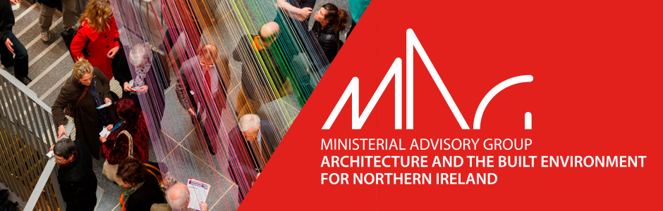 Header graphic showing people from above with text Ministerial Advisory Group MAG