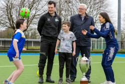 Sports stars inspire 700 primary school children to become 'more active, more of the time' at Department for Communities' Celebration of Sport 