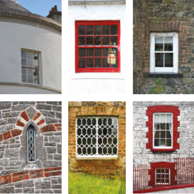 Listed Buildings Maintenance - image of windows and glass
