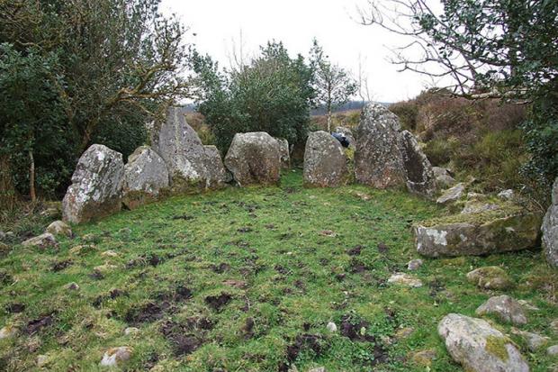 Ballywholan Dual Court Tomb: Carnagat