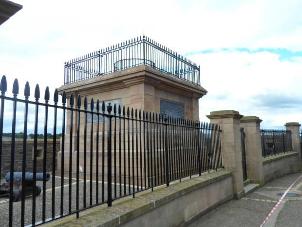 The Royal Bastion and Plinth on the historic City Walls in Derry~Londonderry