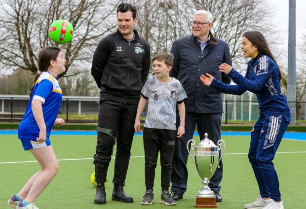 Sports stars inspire 700 primary school children to become 'more active, more of the time' at Department for Communities' Celebration of Sport 