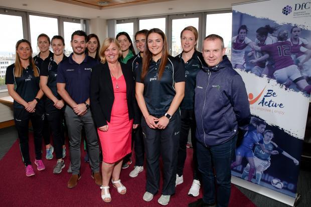 DfC Permanent Secretary meeting with members of the Northern Ireland netball team