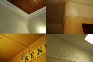 Coving to ceilings can take many different forms from the very simple to the highly embellished