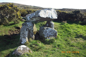 The Druid Stone located in Ballintoy, County Antrim