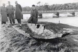 Logboat found on the banks of the River Roe in the 1960s