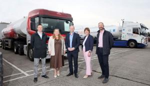Raymond Gormley, Consumer Council for Northern Ireland; Fiona Magee, Advice NI; Communities Minister Gordon Lyons; Nicole Lappin, Chair, NI Housing Executive; and David Blevings, Northern Ireland Oil Federation.