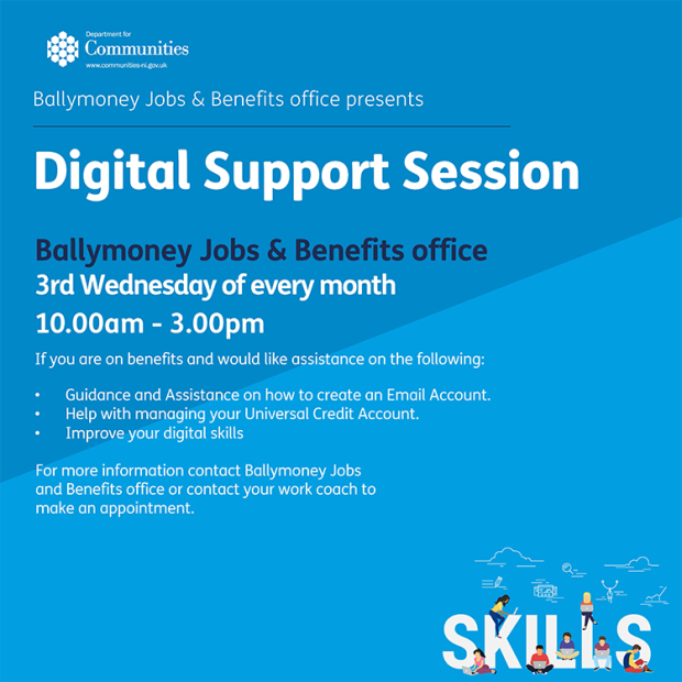 Digital Support Session flyer