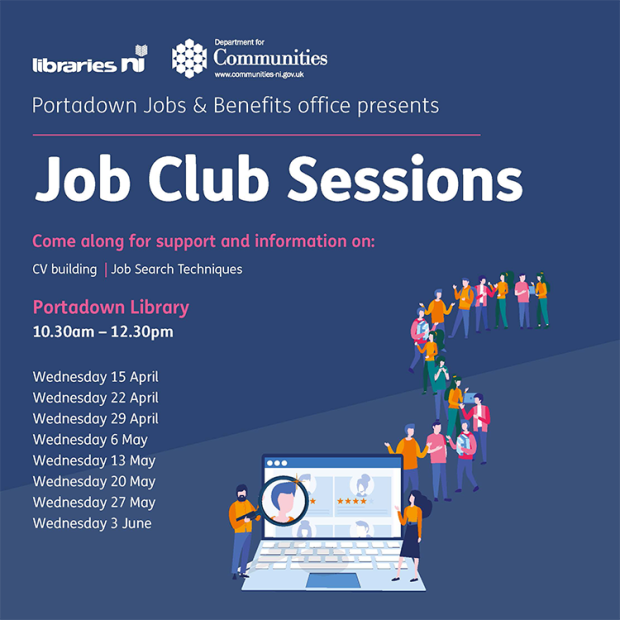 Job Club sessions flyer