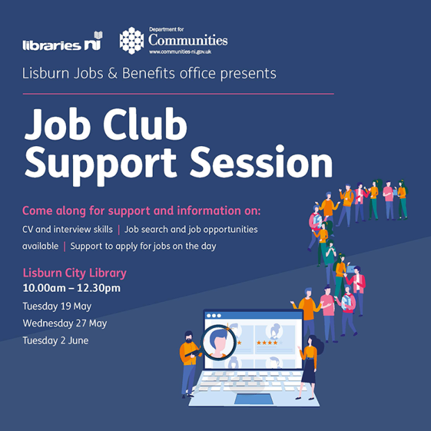 Job Club sessions flyer