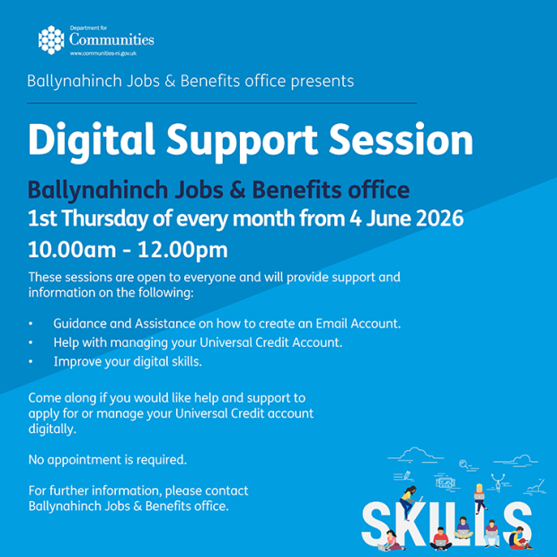 Digital Support Session flyer