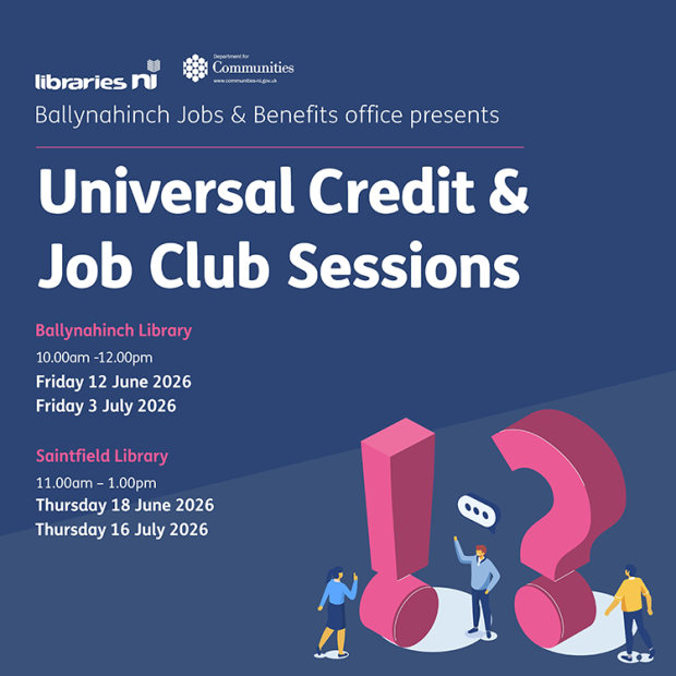 Universal Credit & Job Club sessions flyer
