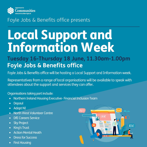 Foyle Jobs & Benefits office presents Local Support and Information Week