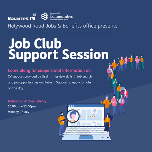 Job Club sessions flyer