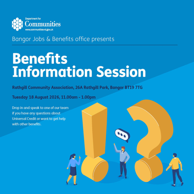 Bangor Jobs & Benefits office presents Benefits Information Session - 18 August 2026