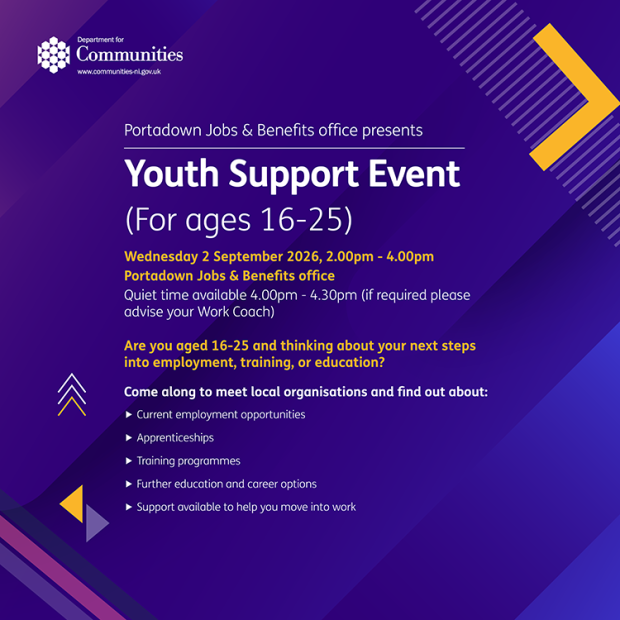 Youth Support event flyer