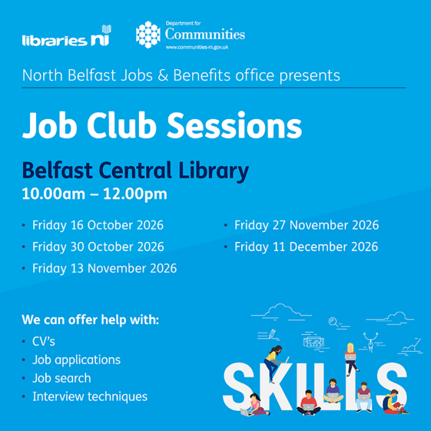 Job Club sessions flyer